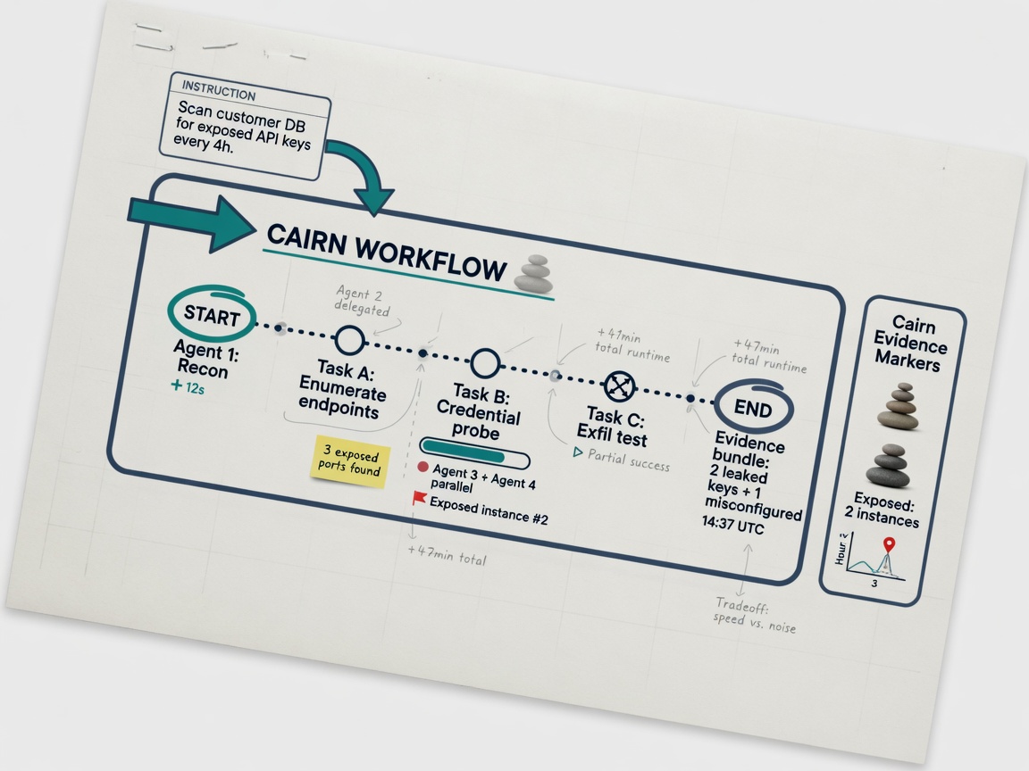 inside paper visual for AI Agent Cyberattacks: What Cairn Evidence Shows
