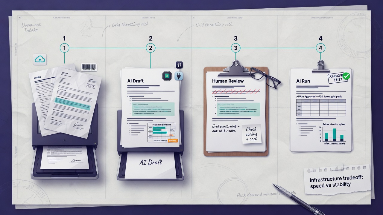 inside paper visual for AI Computing Power and Grid Infrastructure Challenges: Turning the Idea Into a Useful Workflow