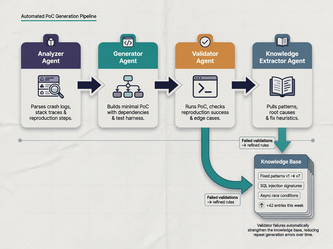 inside paper visual for Automated PoC Generation Fixes AI Bug Reports