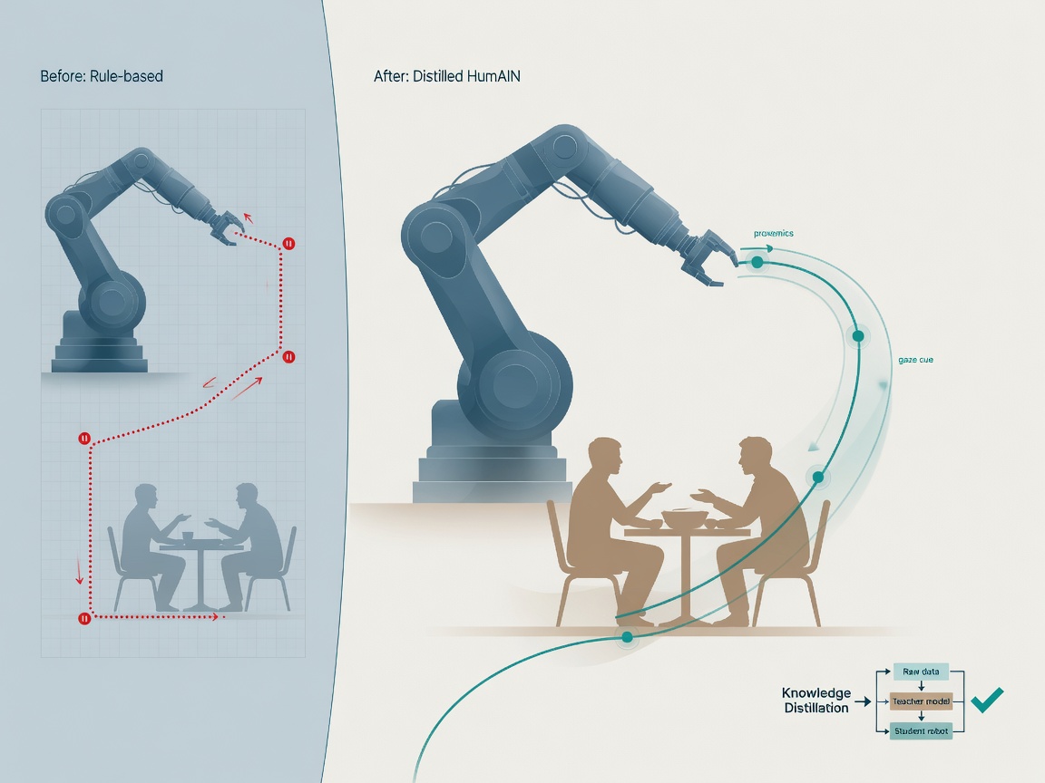 closing highlight visual for Baking Social Intuition into Robots: The Power of Knowledge Distillation