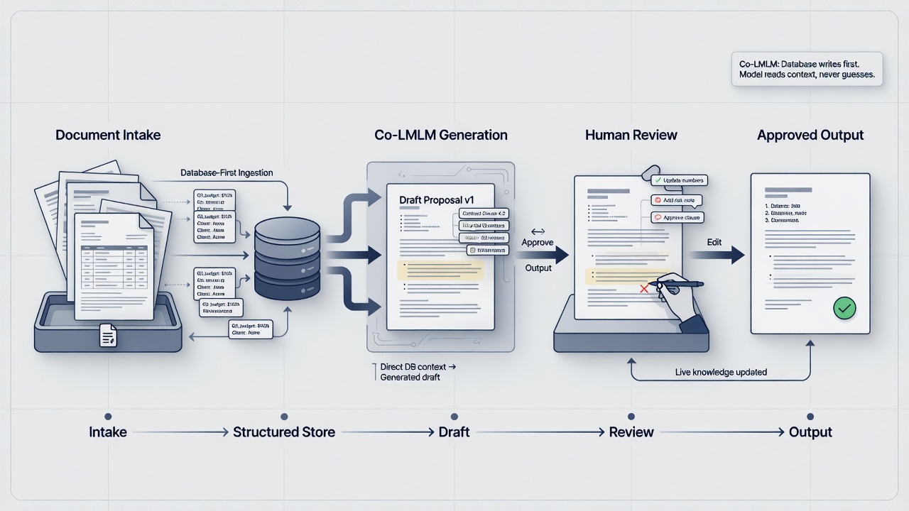 inside paper visual for Beyond RAG: Why Co-LMLM’s Database-First Knowledge Architecture is a Game Changer: Turning the Idea Into a Useful Workflow