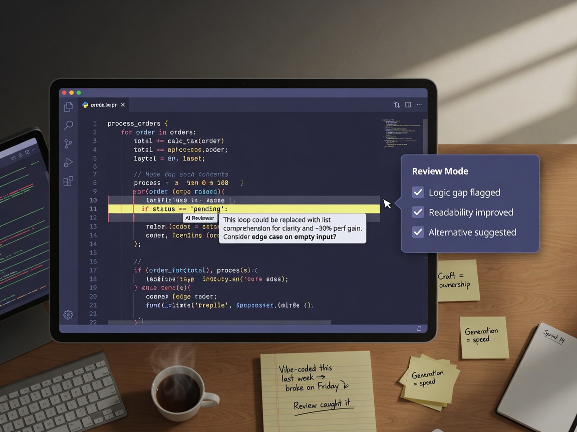 inside paper visual for Craft Coding vs. Vibe-Coding: Why Reviewing Beats Generation