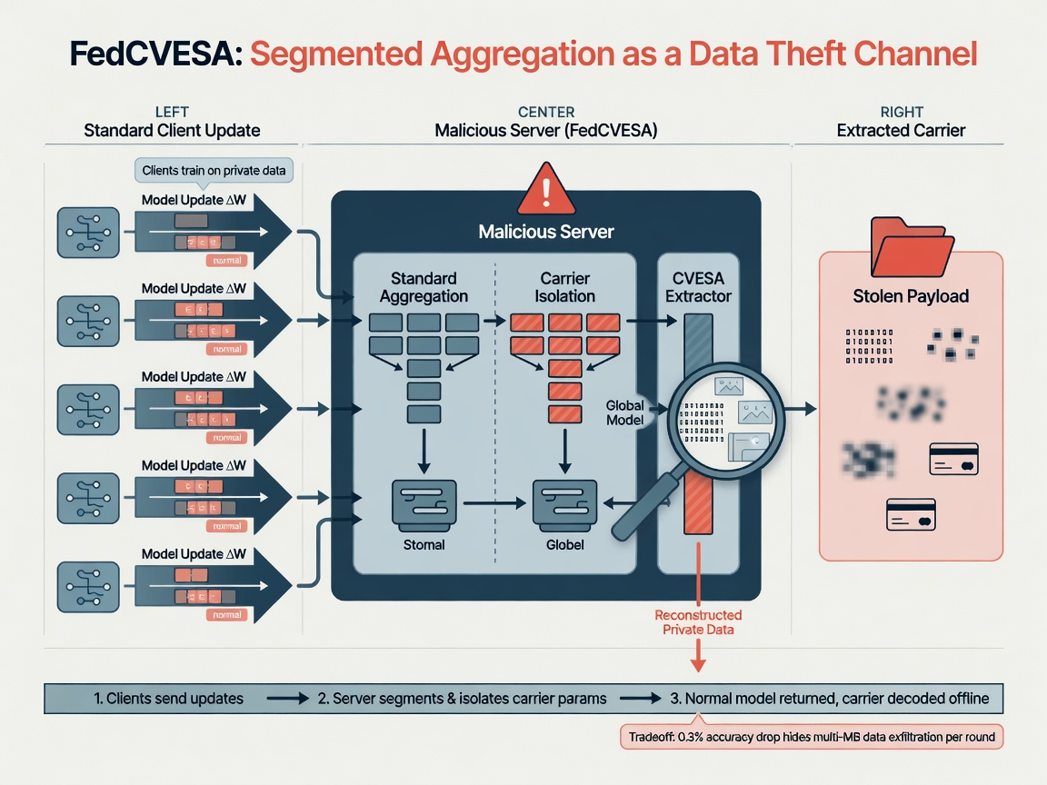 inside paper visual for Federated Learning’s Storage Problem: How FedCVESA Turns Models Into Data Theft Channels