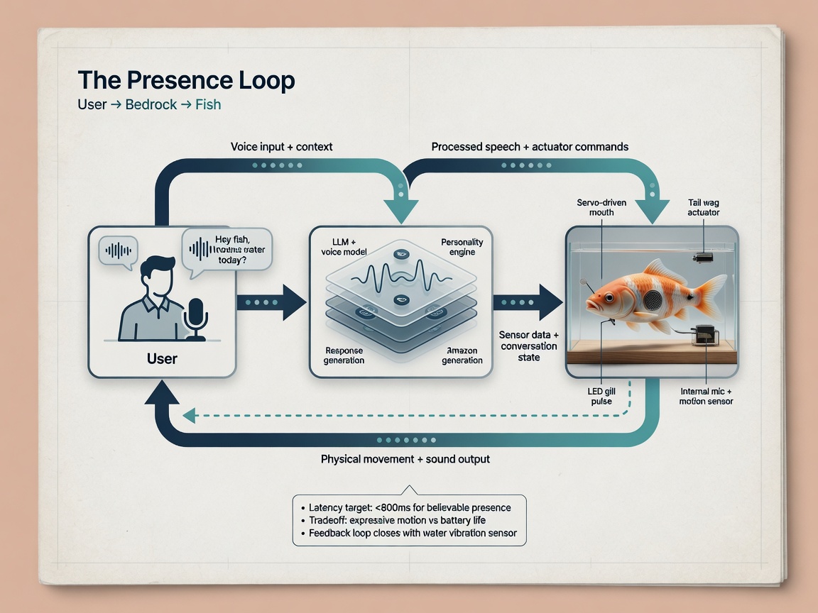inside paper visual for From Novelty to Nature: Engineering the 'Presence' of a Talking Fish