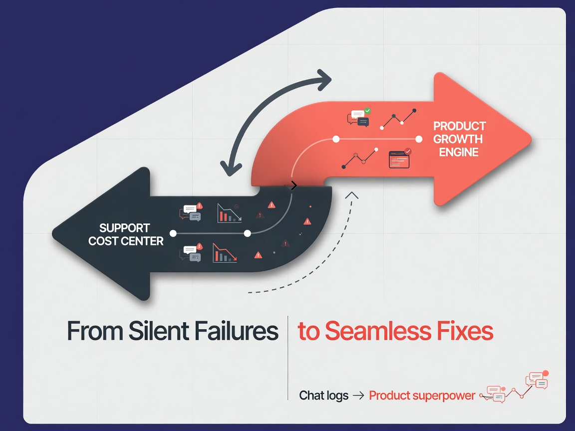 closing highlight visual for From Silent Failures to Seamless Fixes: Turning Your Chat Logs into a Product Superpower