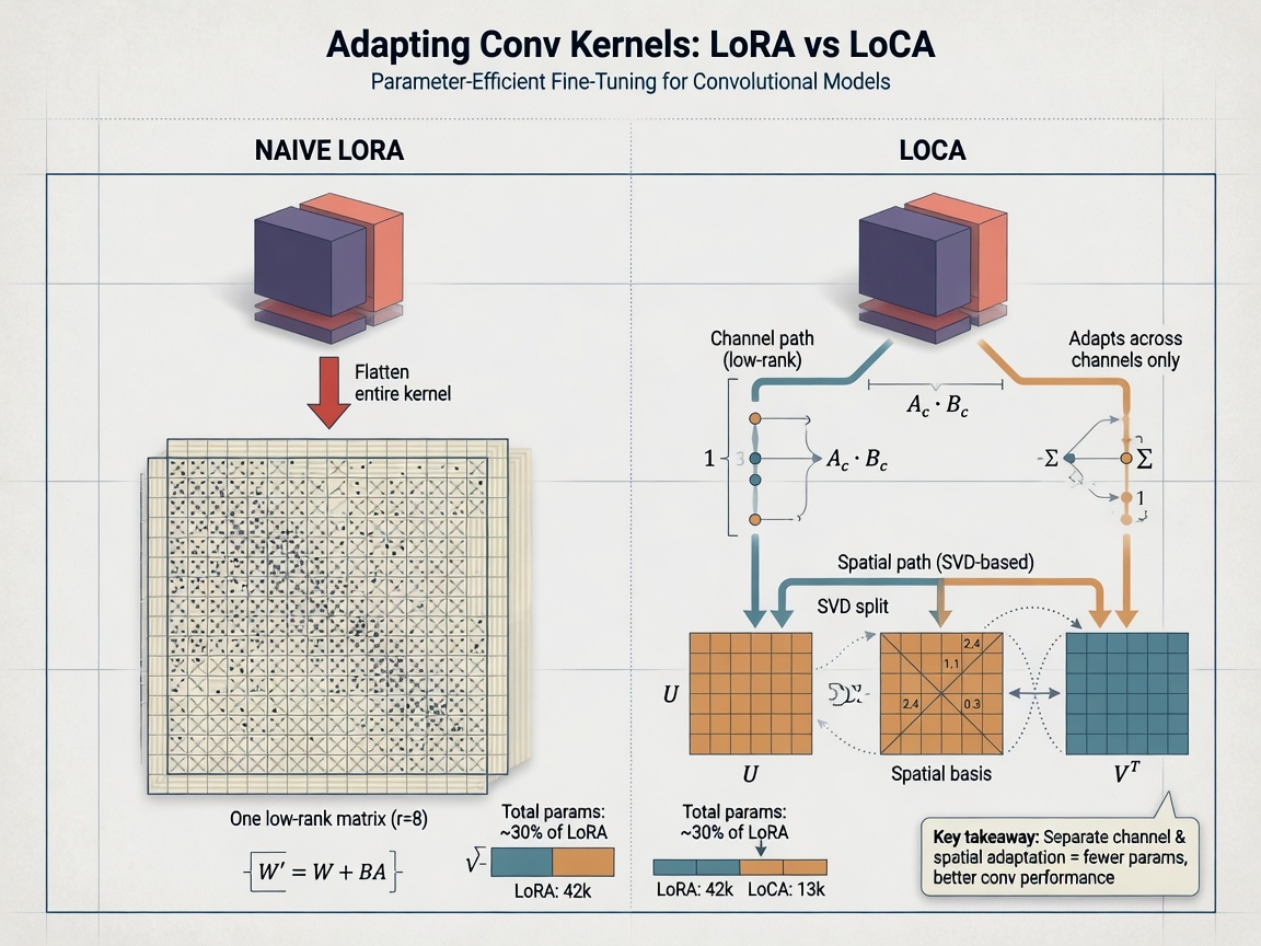 inside paper visual for LoCA Fixes Parameter-Efficient Fine-Tuning for Convolutional Models
