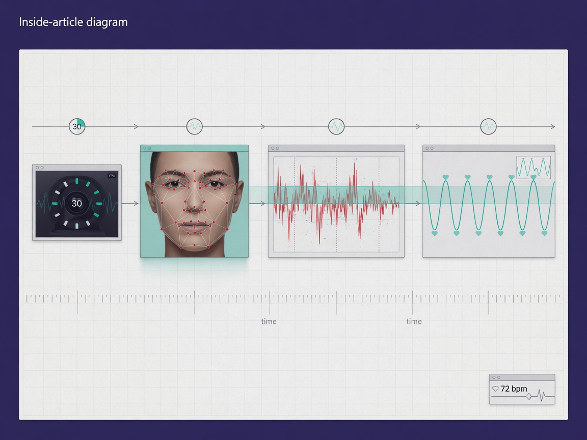 inside paper visual for Measuring Heart Rate With Just A Webcam