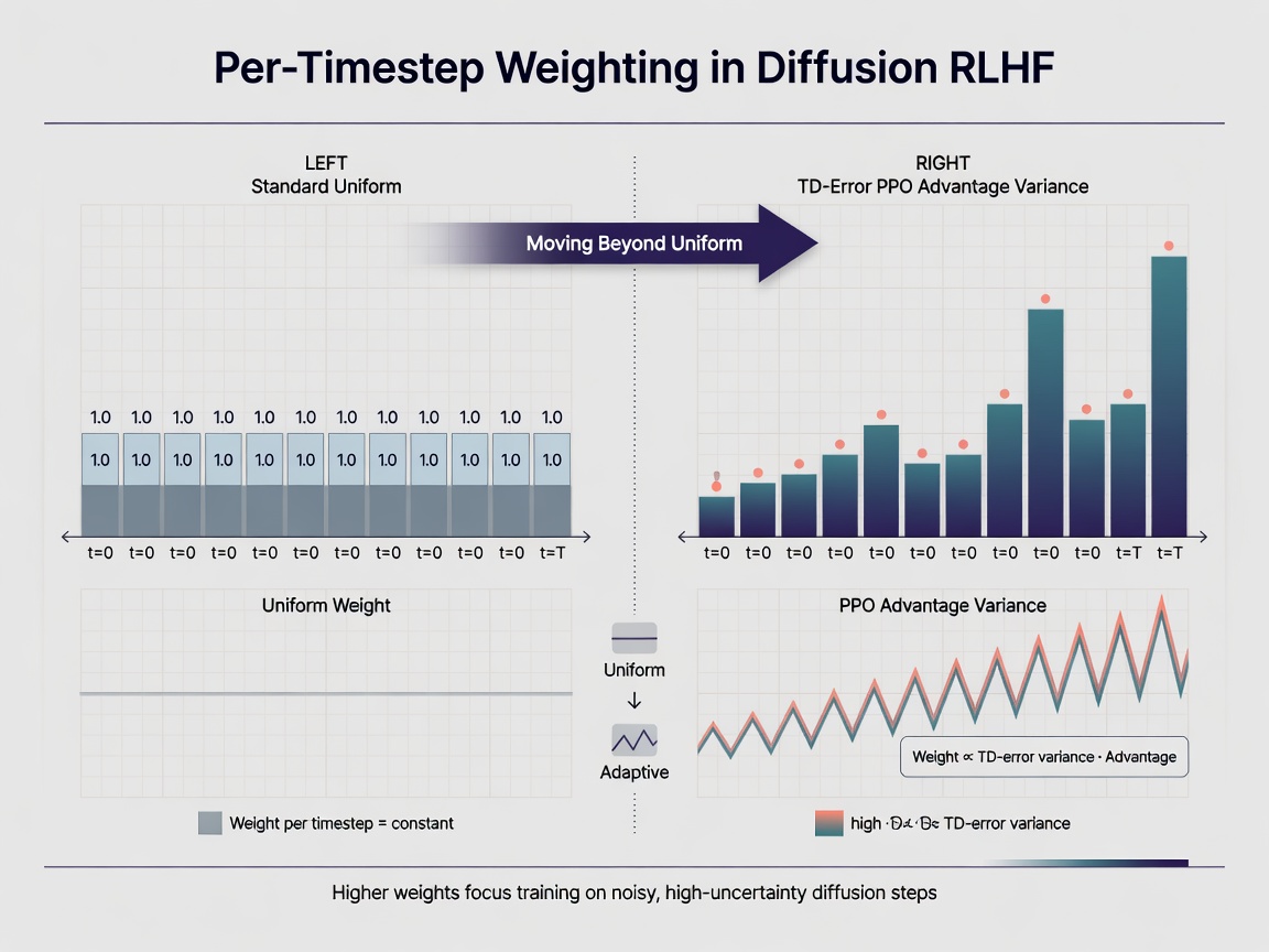 inside paper visual for Moving Beyond Uniform Optimization in Diffusion RLHF