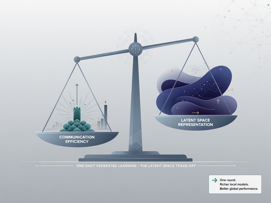 closing highlight visual for One-Shot Federated Learning and the Latent Space Trade-off
