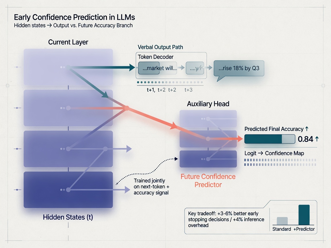 inside paper visual for Predicting LLM Accuracy Before the Model Finishes Talking