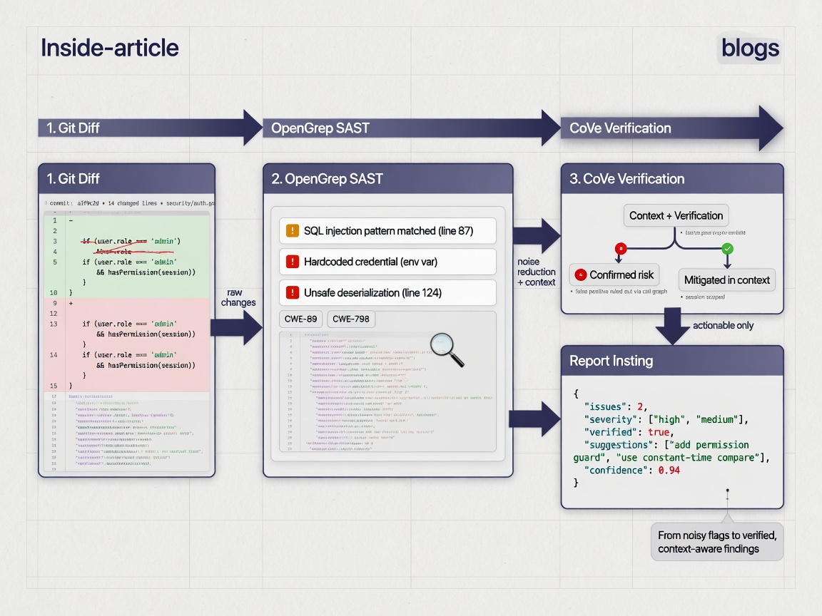 inside paper visual for ReviewCerberus: Moving Beyond the "Chatty" AI Code Review