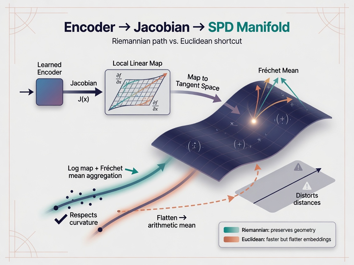 inside paper visual for Riemannian Geometry vs. Euclidean Shortcuts: Why Your Embeddings Might Be Flat