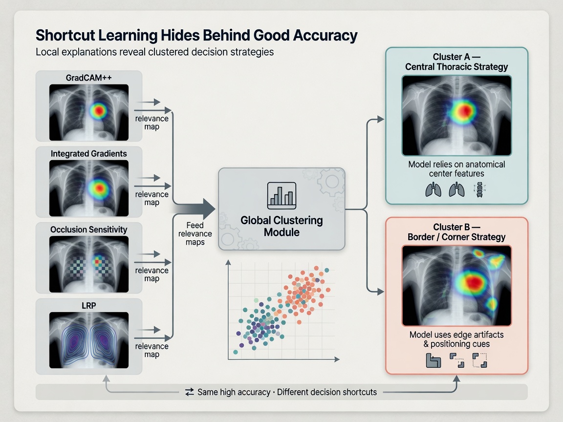 inside paper visual for Shortcut Learning Hides Behind Good Accuracy Metrics