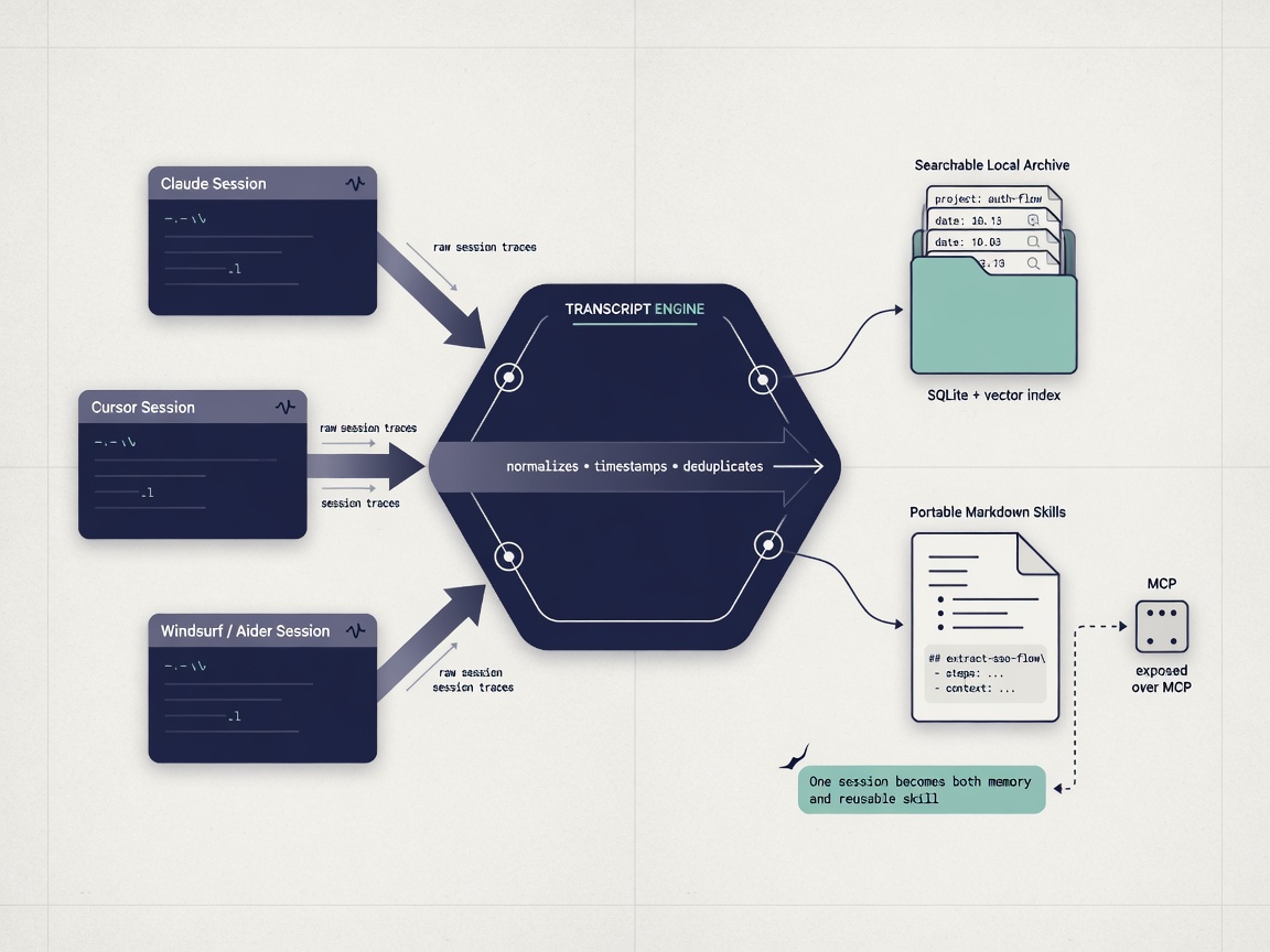 inside paper visual for Skillsync: Making AI Coding Agent Sessions Portable