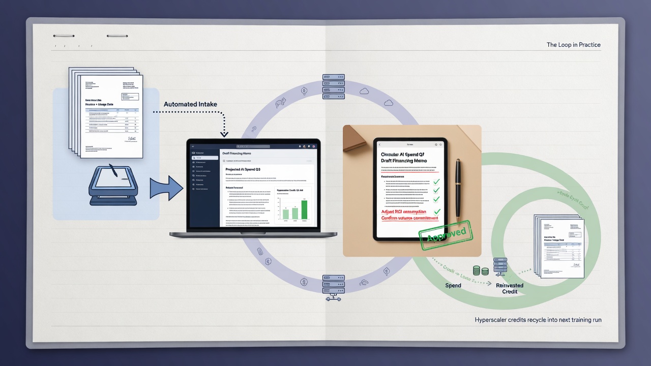 inside paper visual for The Circular Financing Loop: How Hyperscalers Are Subsidizing Their Own AI Growth: Turning the Idea Into a Useful Workflow