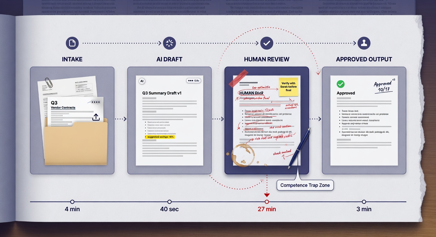 inside paper visual for The Competence Trap: Why Your AI Workflow is Making You Weaker: Turning the Idea Into a Useful Workflow