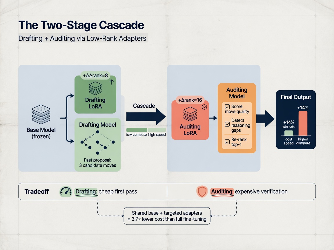 inside paper visual for The Cost of Better Reasoning: Why Agon’s Competitive RL Matters