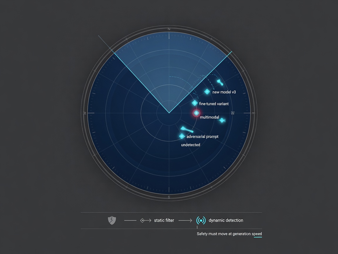 closing highlight visual for The Detection Gap: Why AI Generation is Outpacing Safety Filters