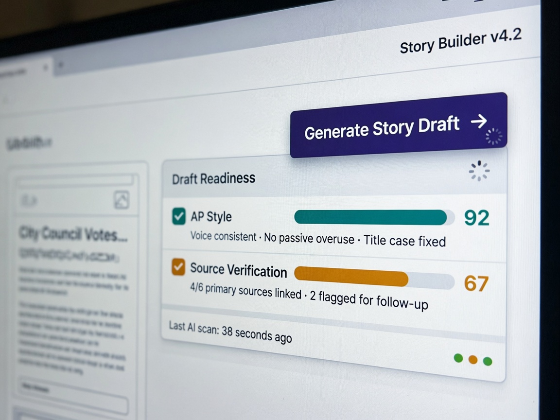 inside paper visual for The Engineering Reality of an AI-Driven Newsroom
