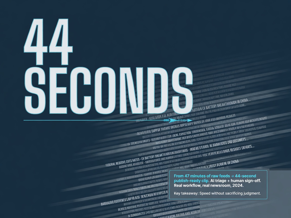 closing highlight visual for The Engineering Reality of an AI-Driven Newsroom