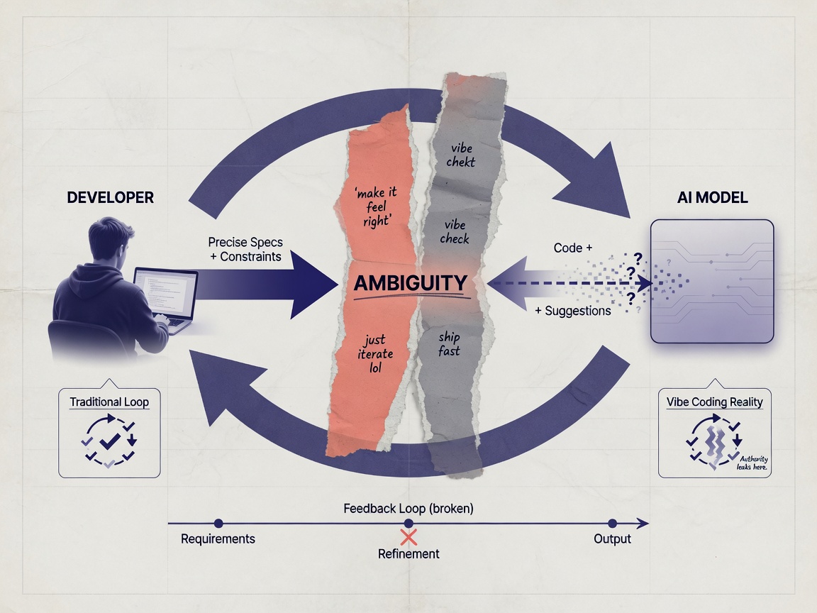inside paper visual for The Erosion of Technical Authority in the Age of Vibe Coding