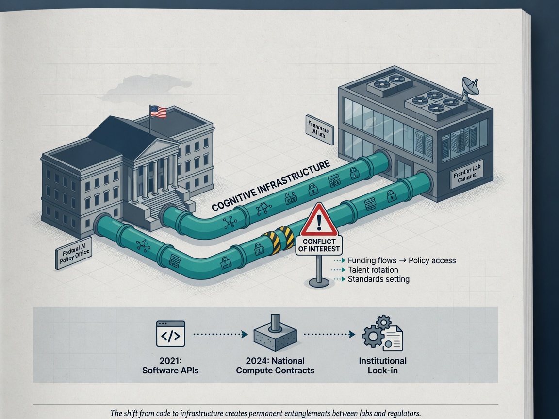 inside paper visual for The Institutionalization of Frontier AI Labs: From Software to Infrastructure
