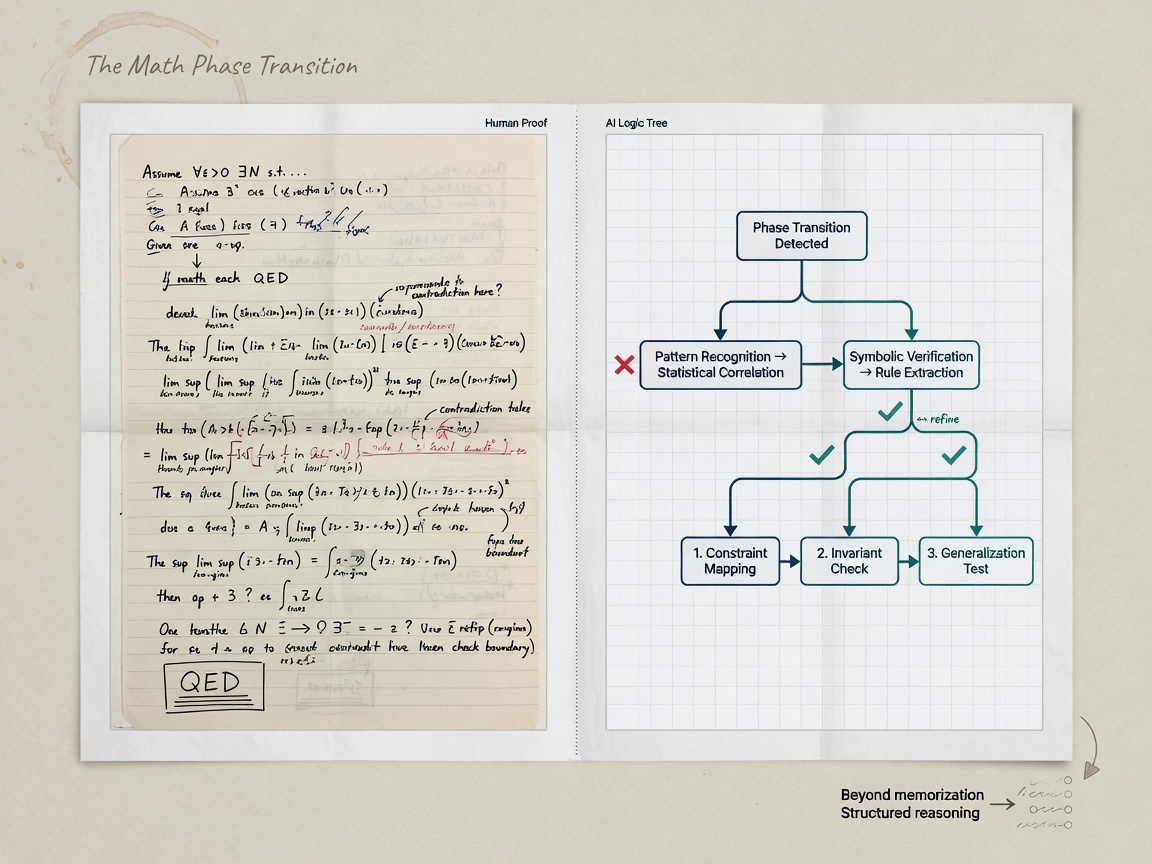 inside paper visual for The Math Phase Transition: Moving Beyond Pattern Recognition