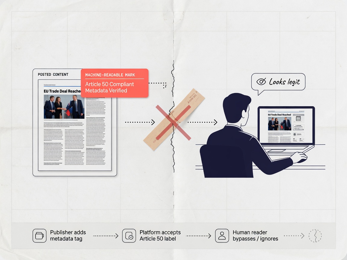 inside paper visual for The Metadata Band-Aid: Why Article 50 Fails to Stop Manipulation