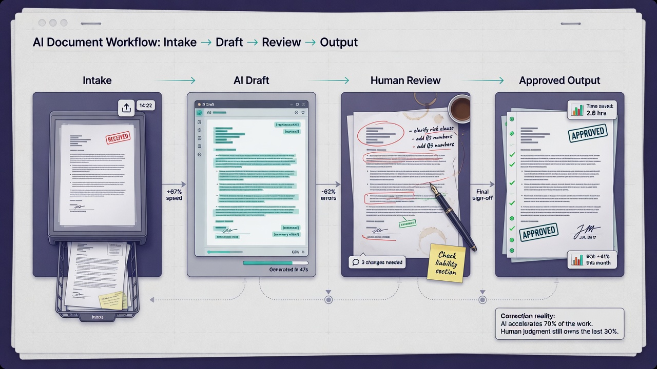 inside paper visual for The ROI Reality Check: Navigating the AI Infrastructure Correction: Turning the Idea Into a Useful Workflow